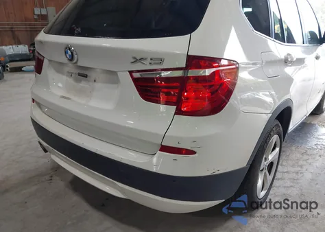 2011 BMW X3 xDrive28I from USA, damaged, VIN 5UXWX5C59BL709889
